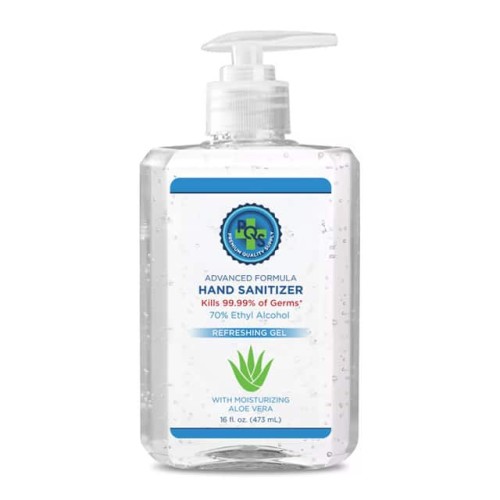 16OZ. HAND SANITIZER W/ PUMP