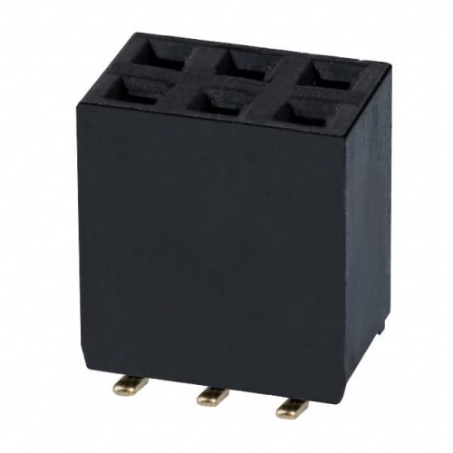 CONN HDR 6POS 0.1 GOLD SMD