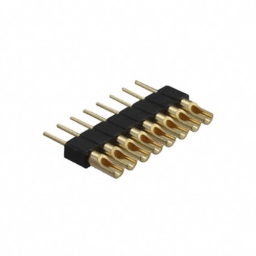 CONN HDR STRIP SOLDER 8POS GOLD