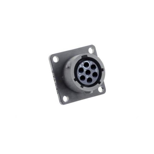 SQUARE FLANGE RECEPTACLE, WITHOU