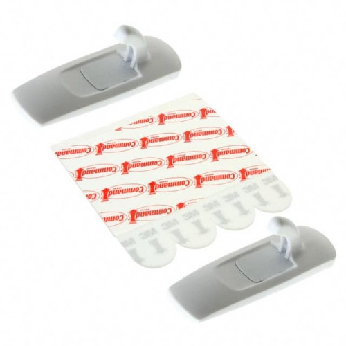 MED UTILITY HOOKS 2HOOKS 4STRIPS