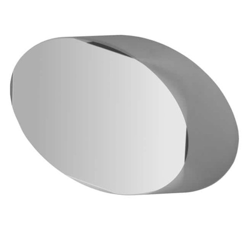 PL. MIRROR RAL-UV; D=50X71 OVAL;