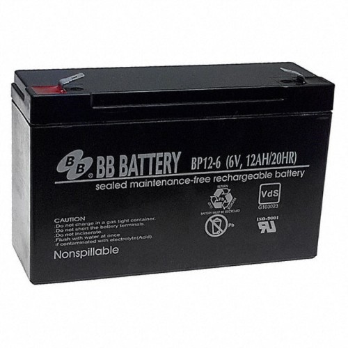 BATTERY LEAD ACID 6V 12AH