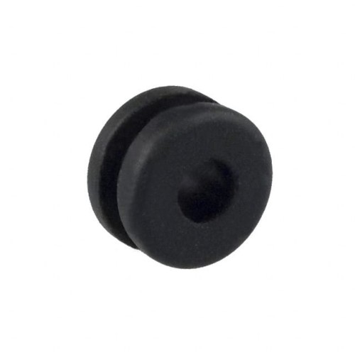 GROMMET 0.125" RUBBER BLACK