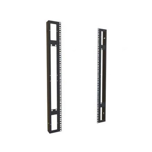 18U PAIR OF SQUARE HOLE RAILS FO