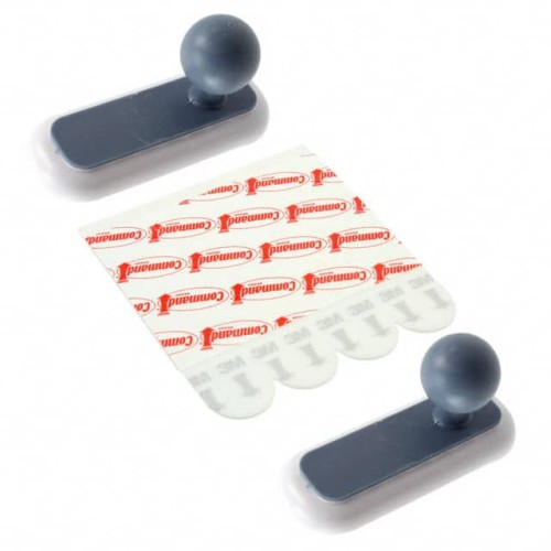 MEDIUM NAVY BALL HOOKS