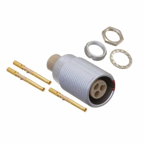 CONN RCPT FMALE 3POS GOLD CRIMP