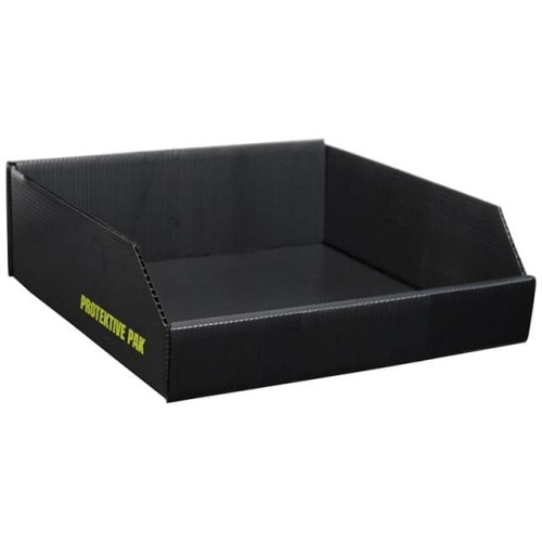 BIN BOX OPEN PLASTEK 12X12X4