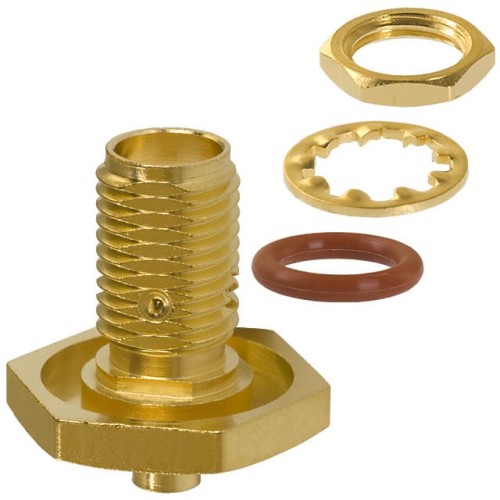 CONN SMA JACK STR 50 OHM PUSH
