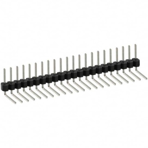 CONN HEADER R/A 22POS 2.54MM
