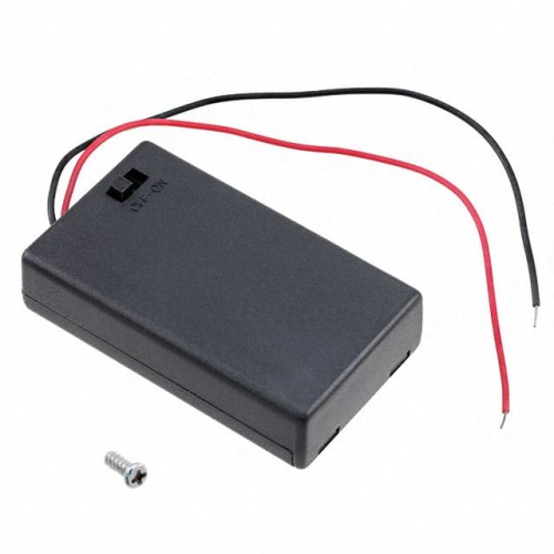 BATT HOLDER AAA 3 CELL 6" LEADS
