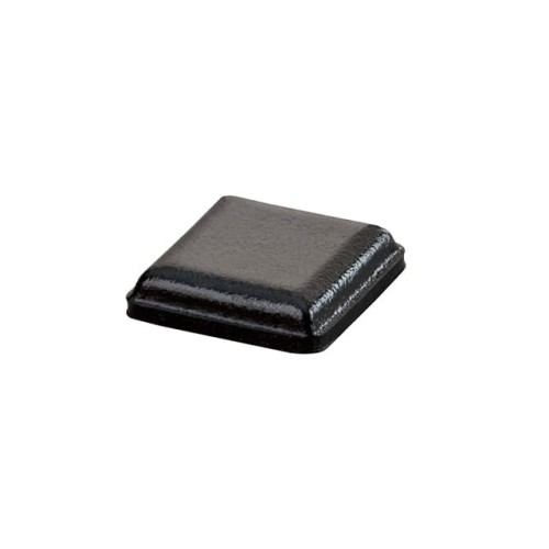 BUMPER .40" SQUARE X .1" BLK
