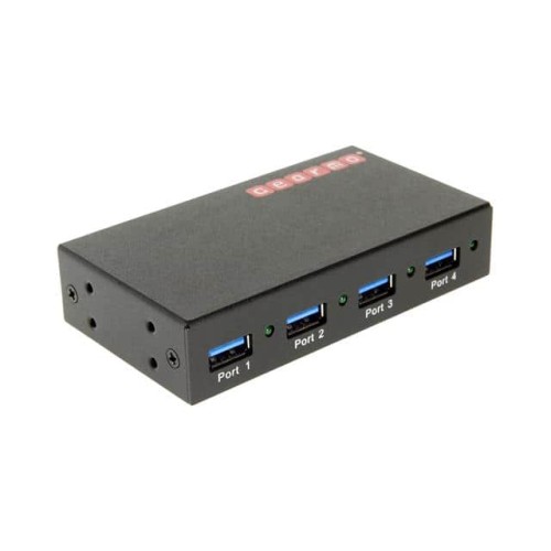 USB 3.0 4 PORT METAL HUB W/15KV