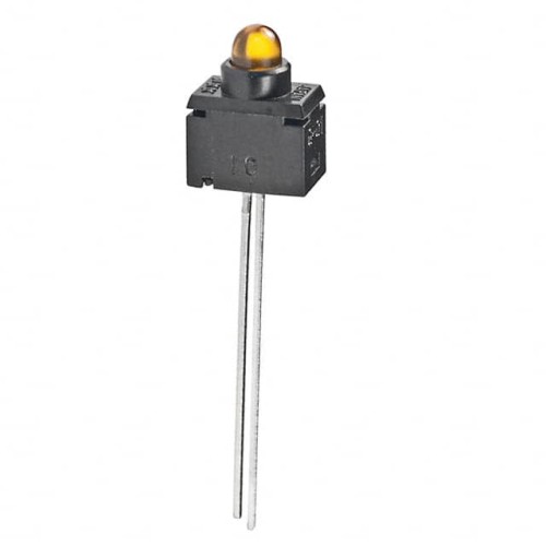 INDICATOR SW YLW LED STRAIGHT PC