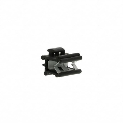 CABLE TIE HLDR SGL EDGE MNT BLK