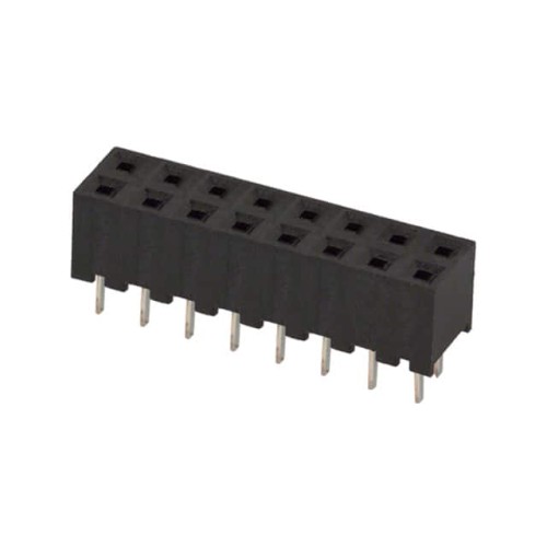 CONN RCPT 16POS 0.079 GOLD PCB