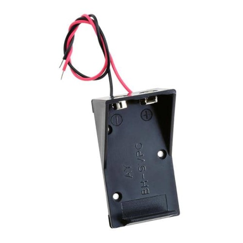 BATT HOLDER 9V 1CELL 5.91" LEADS