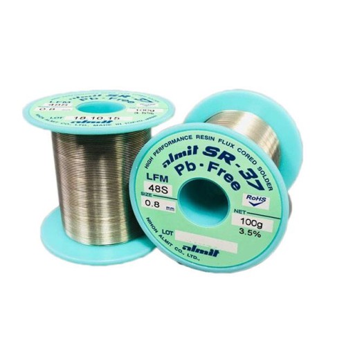 SOLDER LEAD-FREE 0.8MM 100G