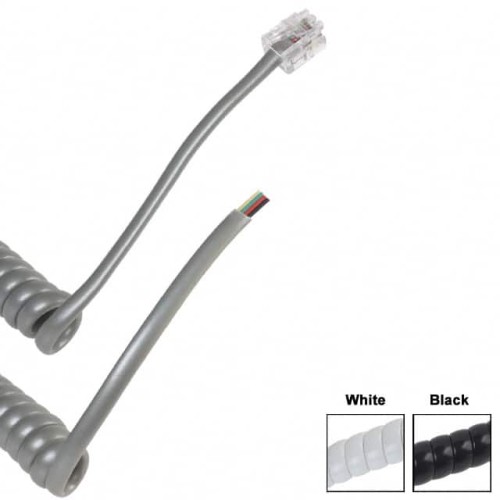 CABLE MOD 6P4C PLUG TO CABLE 10'