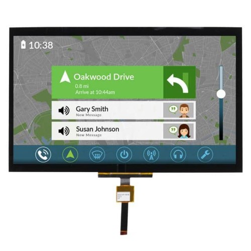 10.1" IPS TFT WITH CAP TOUCH