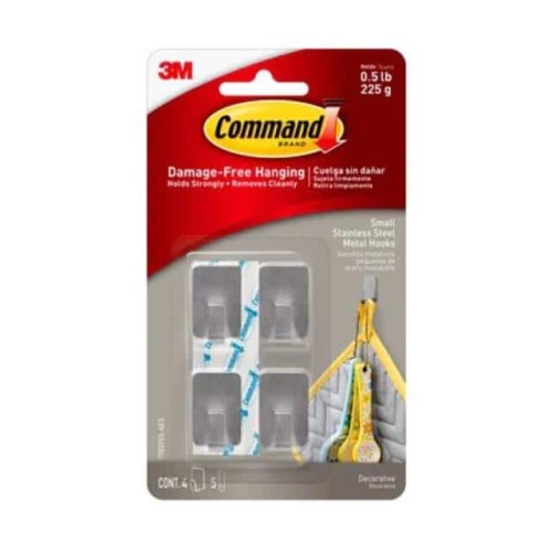 COMMAND SMALL STAINLESS STEEL ME