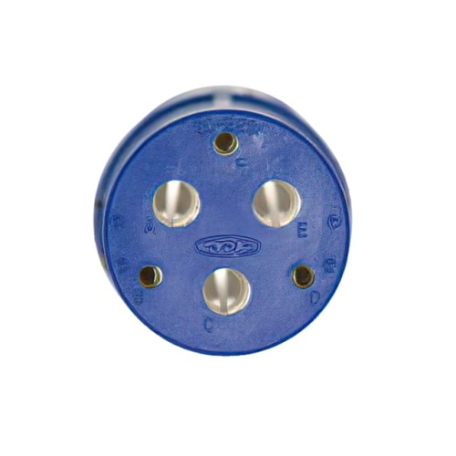 INSERT, SOCKETS, 6 POS, SOLDER C