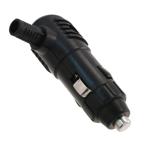 AUTO POWER PLUG 12V 2A BLACK
