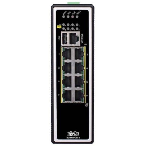 8-PORT MANAGED INDUSTRIAL GIGABI