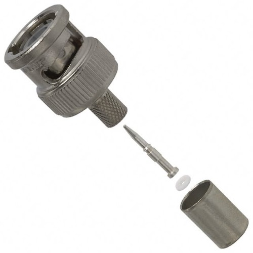 CONN BNC PLUG STR 50 OHM CRIMP