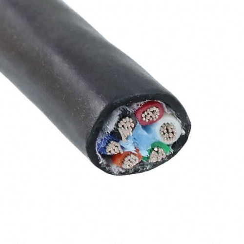 CABLE 6COND 18AWG BLACK FEET