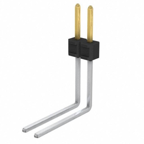 CONN HEADER R/A 2POS 2.54MM