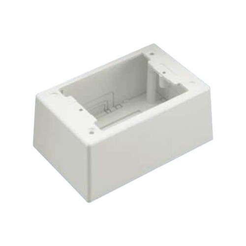 JUNCTION BOX 1 GANG PWR RTD WHT