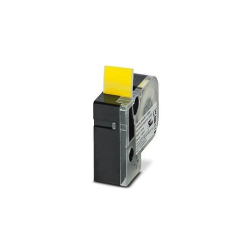 LABEL, ROLL, YELLOW/BLACK, UNLAB