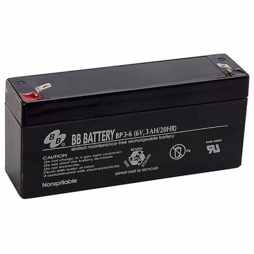 BATTERY LEAD ACID 6V 3AH