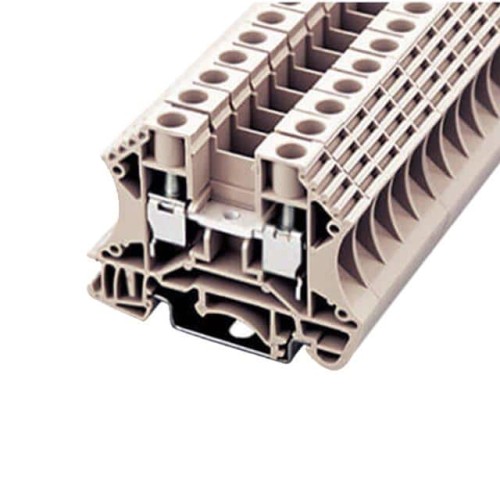 RAIL TERM BLK FEED THRU 8-20AWG