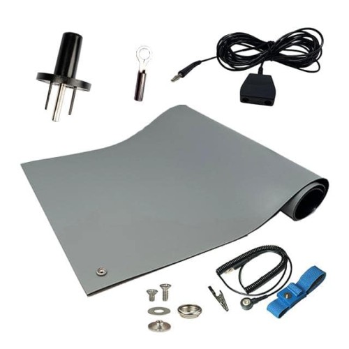 36"X60"X0.08", GREY, 2 LAYER ESD