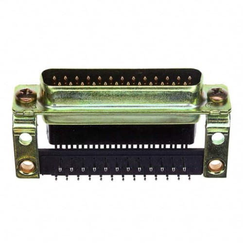 CONN D-SUB PLUG 25POS R/A SLDR