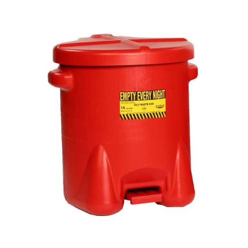 EAGLE POLY WASTE CAN, 14 GALLON,