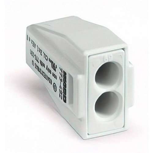 PUSH WIRE CONNECTOR; 2-CONDUCTOR