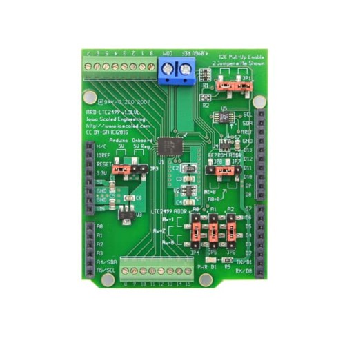 16-CH 24-BIT ADC ARDUINO SHIELD