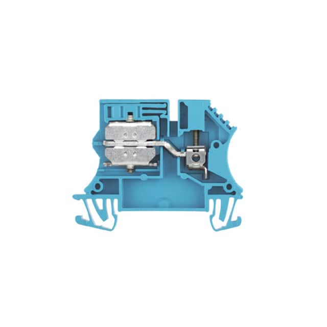 TERM BLK BUS BAR 2POS 5.1MM BLUE