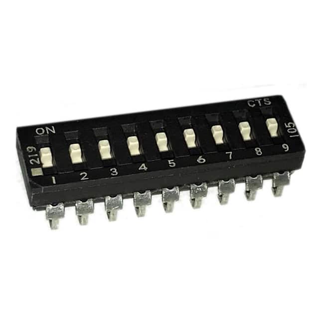 SWITCH SLIDE DIP SPST 100MA 20V