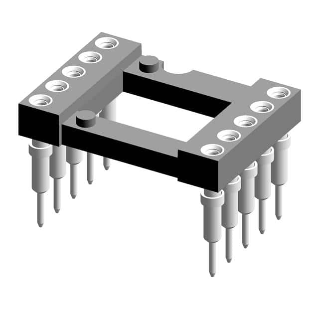 CONN IC DIP SOCKET 10POS GOLD