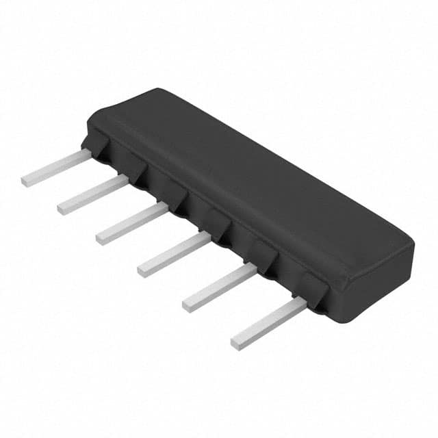 RES ARRAY 3 RES 102K OHM 6SIP
