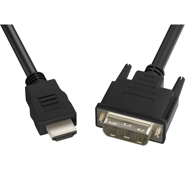 CBL DVI-D SGL M TO HDMI-A M 3'
