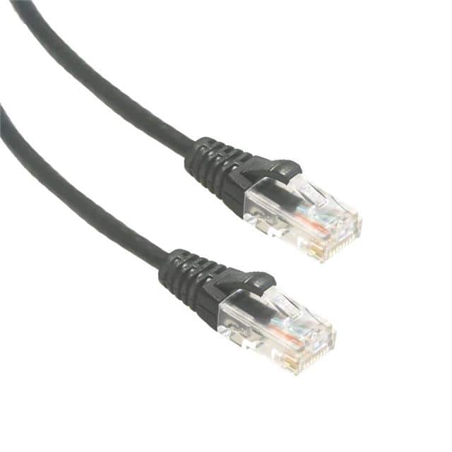 UTP SLIM CAT6 28AWG BLACK 14FT