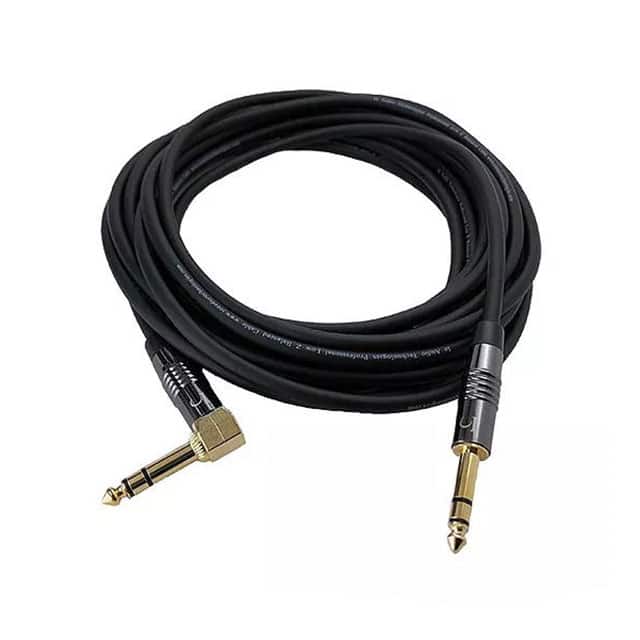 CABLE CHR/GOLD 90 CONN STEREO25'