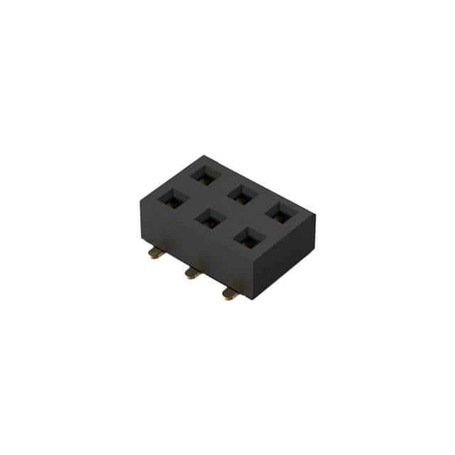 6POS, 2MM PITCH SOCKET, DIL, SMT