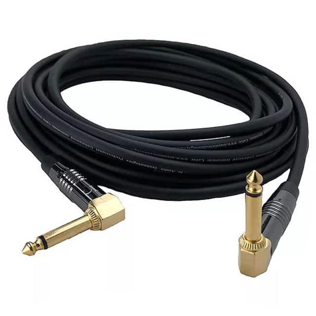 CABLE CHR/GOLD 90 CONN MONO 3'