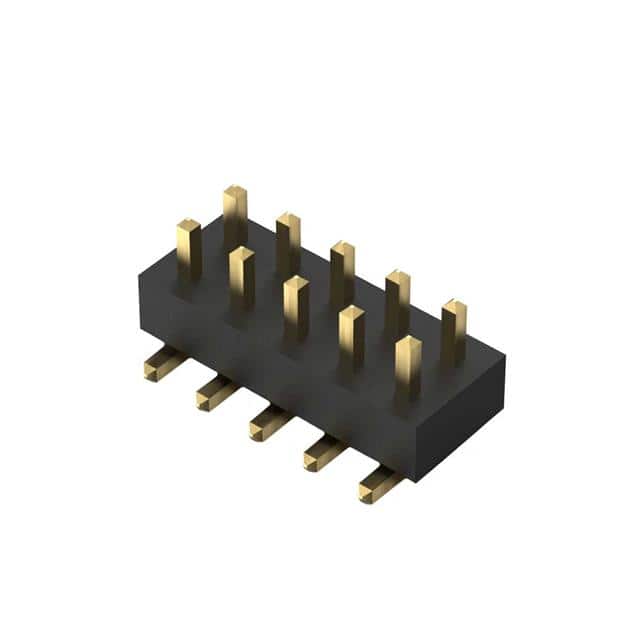 10POS, 2MM PITCH PIN HDR, DIL, S
